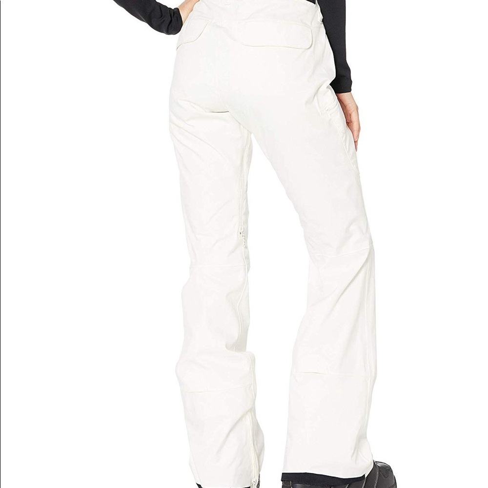 White Burton Ski Pants - Picture 4 of 5